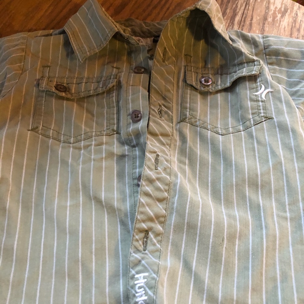 Hurley button up shirt